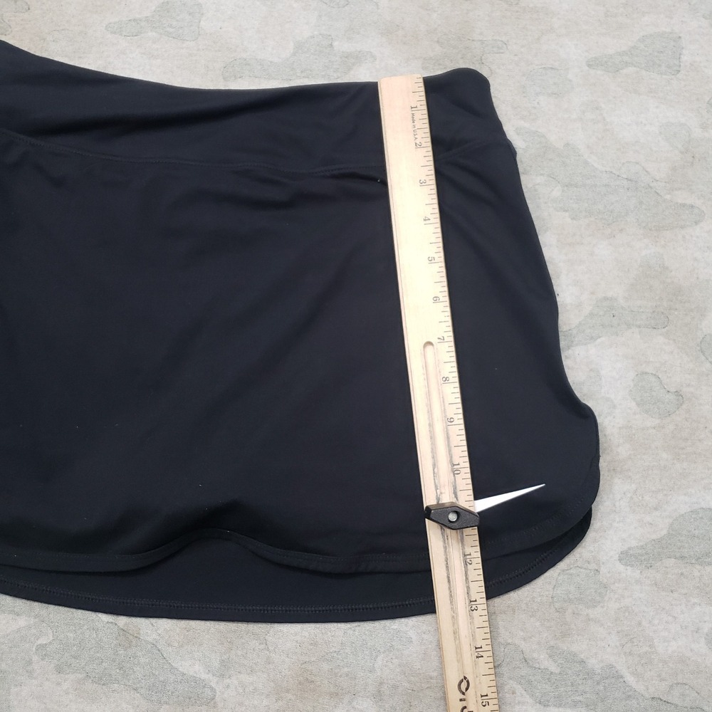 Nike Skort Women Small Black Dri-Fit Tennis Golf Pull On Outdoors Sports - Picture 4 of 9